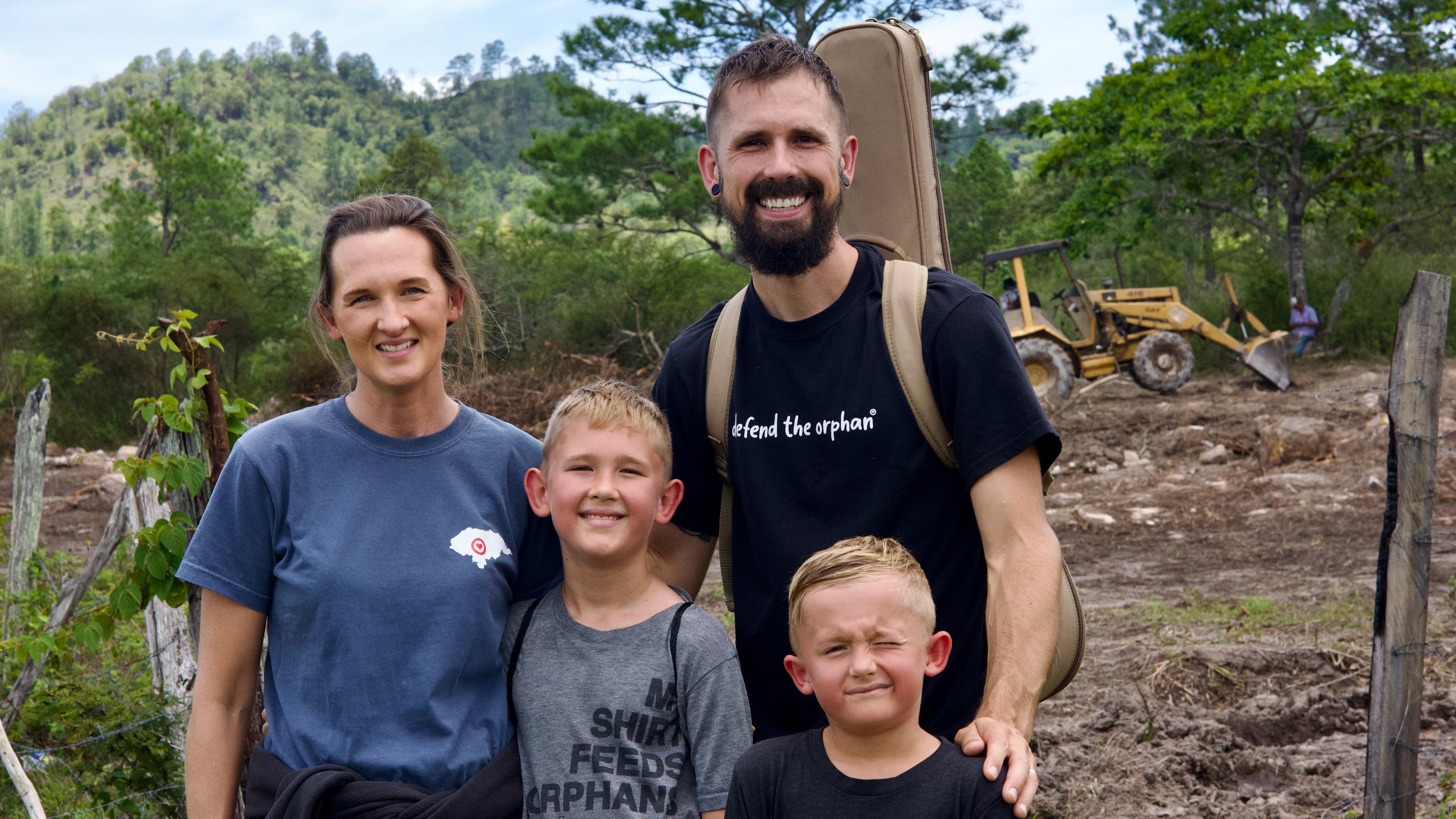 The Gartleys family outdoors, representing their story of faith, calling, and music ministry
